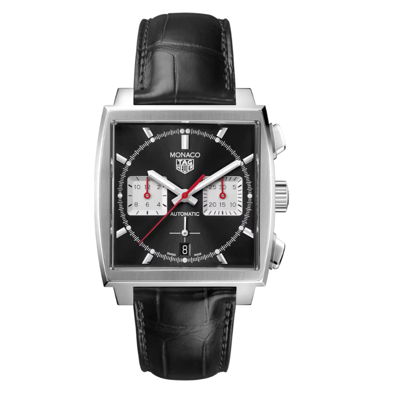 RELOJ NEGRO CHRONOGRAPH MONACO DE LUJO