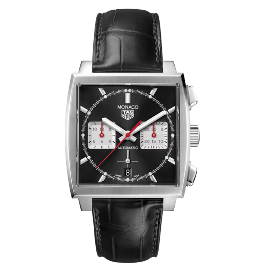 RELOJ NEGRO CHRONOGRAPH MONACO DE LUJO